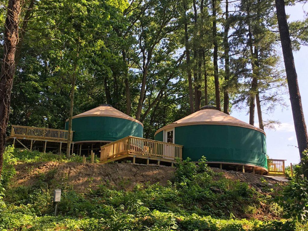 Circle M Camping Resort 16 Ft. Yurt 1 Lancaster Eksteriør billede